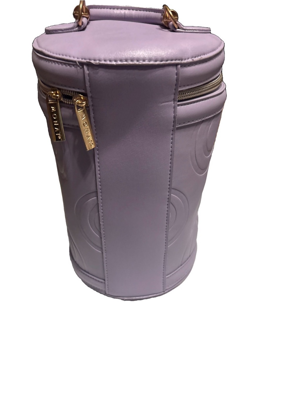 Monat  Lavender Cylinder Top-Handle Bag - Unbranded